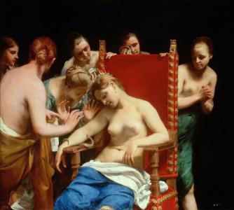 PAINTINGS/CAGNACCI/Cleopatra.jpg