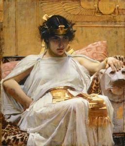 PAINTINGS/WATERHOUSE/Cleopatra.jpg